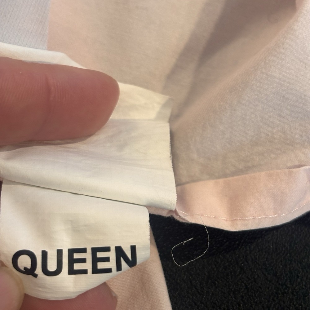 Brooklinen 100% Cotton Queen Pink Flat Sheet - Picture 2 of 6